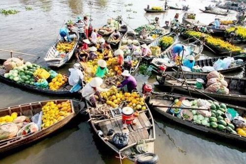 Floating market